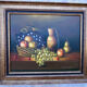 Tableau : huile sur toile - nature morte aux fruits