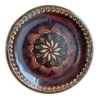 Alsatian earthenware plate