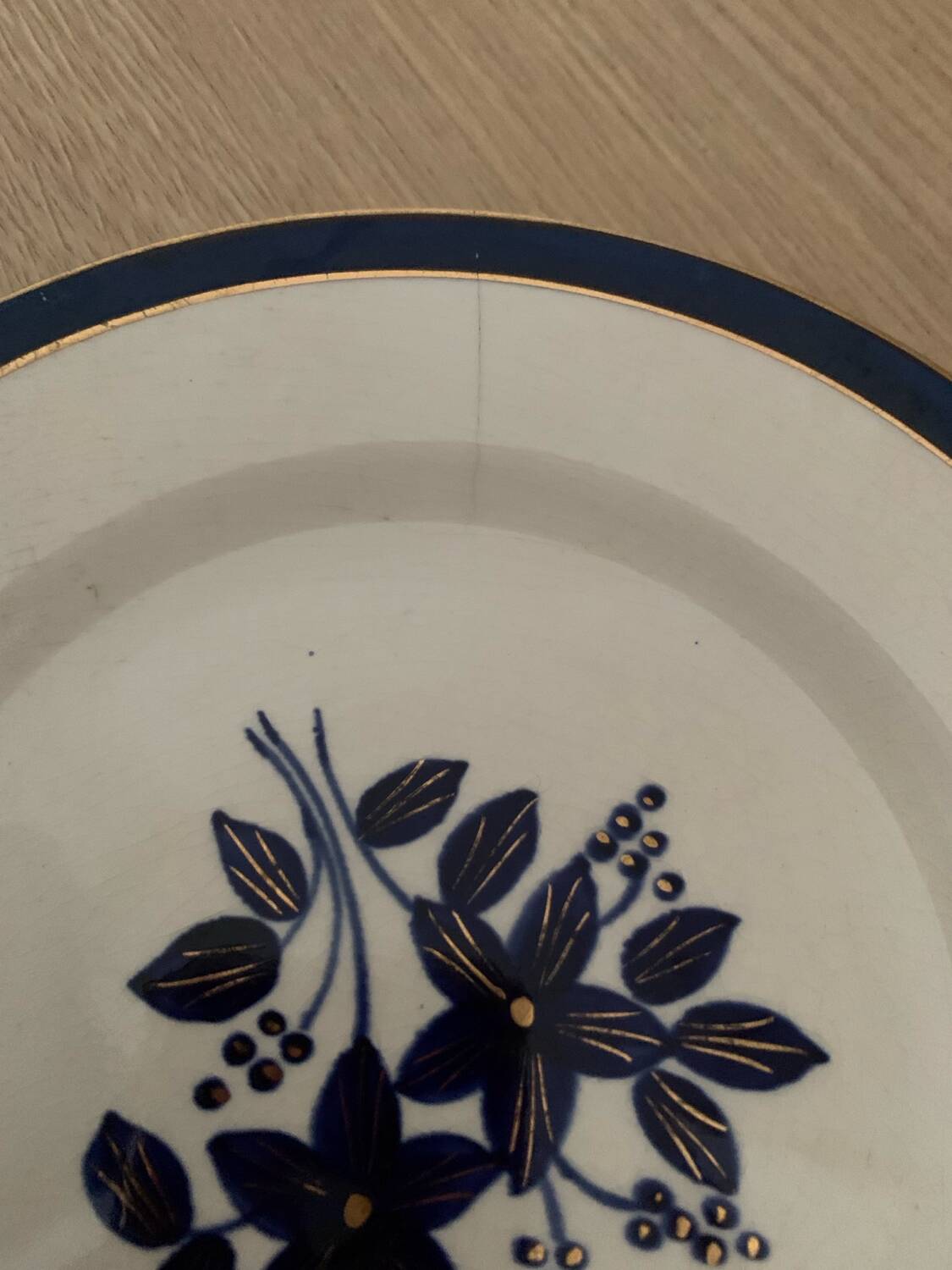 Set of Colette dessert plates from Moulin des Loups