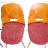 1960s dining chairs by Frantisek Jirak for Tatra, Set of 4