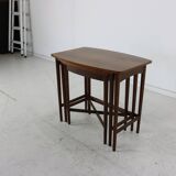Sixties danish design rosewood nesting tables
