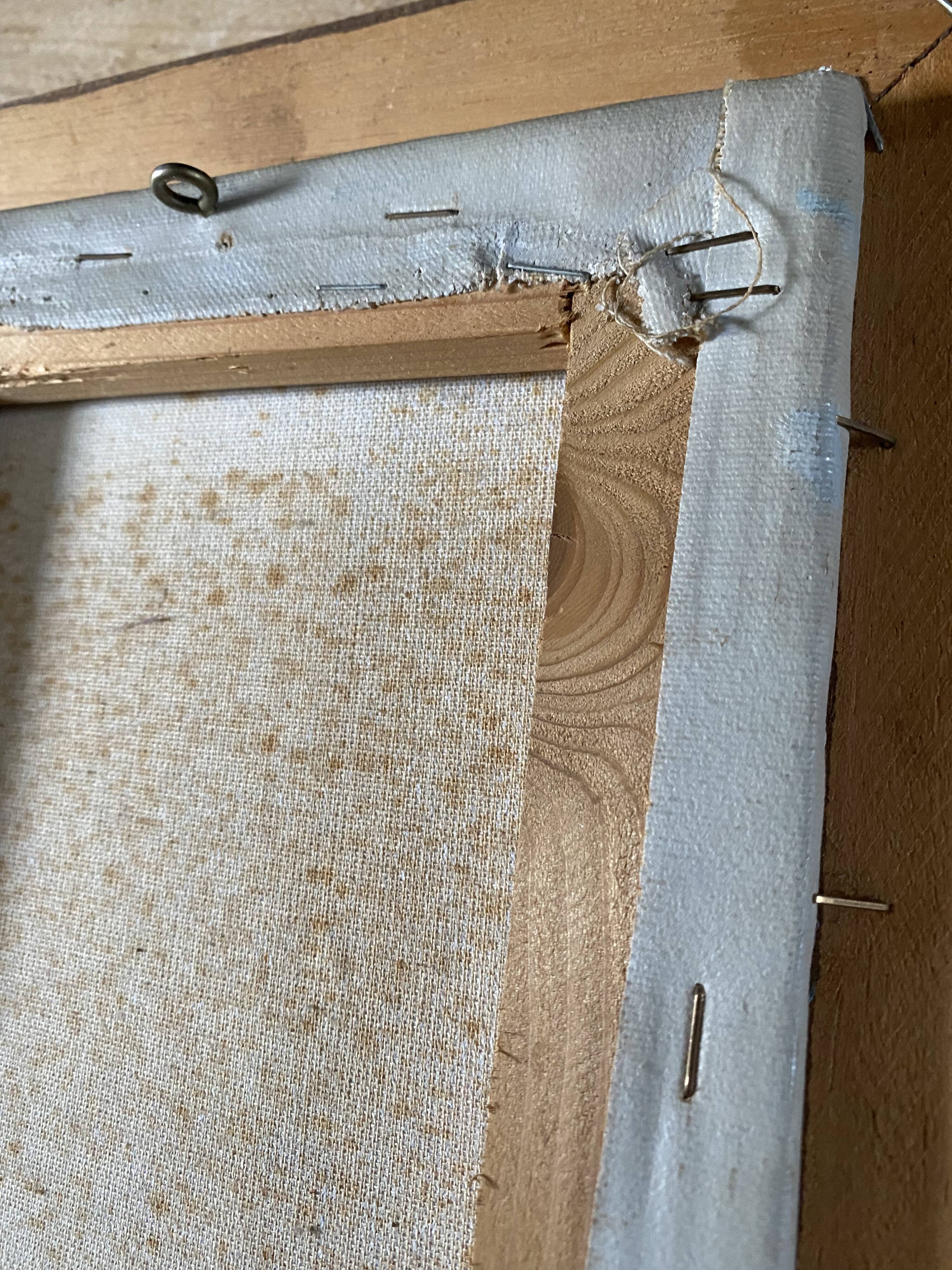 Oil on canvas signed Caroline Burnett