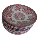 Lot 10 flat bread plates myott model tonquin