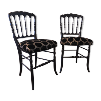 Pair of Napoleon III chairs