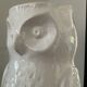 Vintage glazed ceramic owl umbrella stand