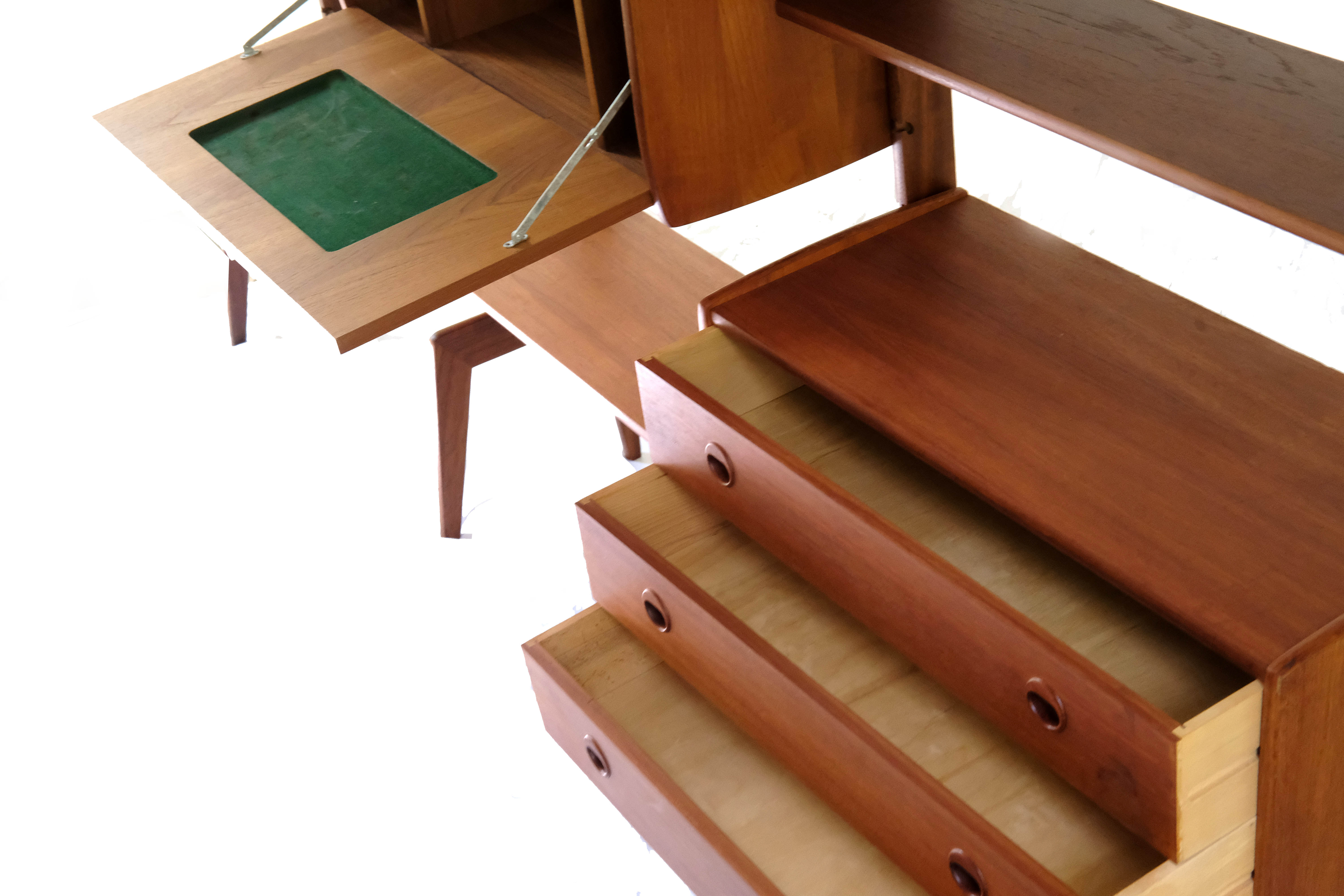 Wall Unit by John Texmon, 3 Modules, Norway, 1960s