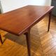 Rare - Grande table de salle à manger scandinave en teck par Johannes