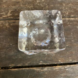 Set of 6 Blenko Ice Design Candle Holders Glass 1970s Vintage