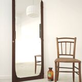 Large mirror on restored wooden frame to install 1950