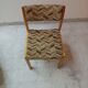 Lots of 4 vintage wooden chairs