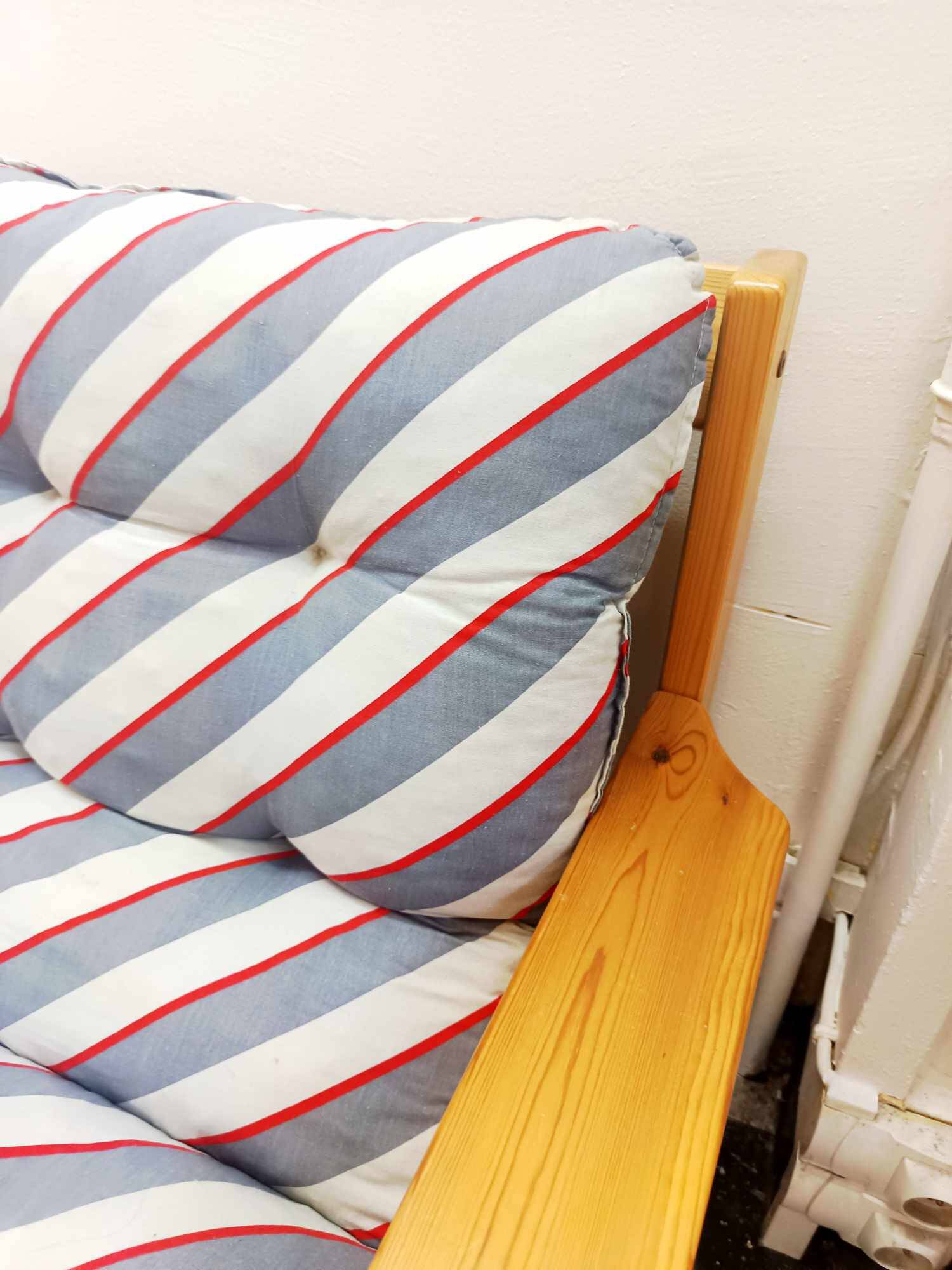 Scandinavian armchair in solid pine 1970