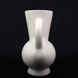 White ceramic pitcher by André Baud, Vallauris 1960s