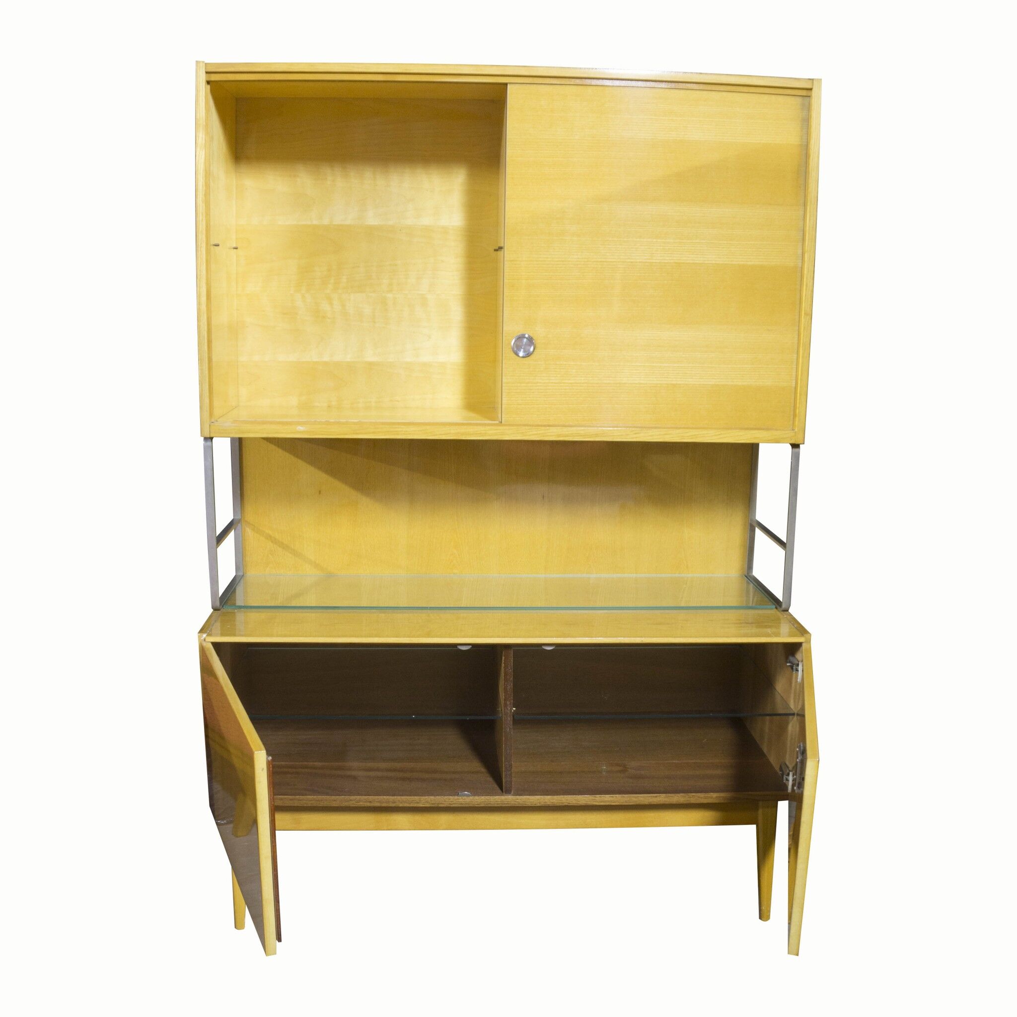 1970 wooden bookcase