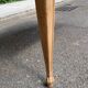Renovated Louis XV extendable dining table in solid oak 120-200cm