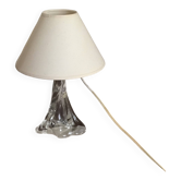 Lampe de chevet pied cristal