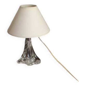 Crystal foot bedside lamp