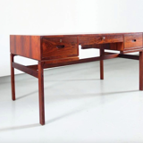 Mid-Century Danish Rio Model Jakaranda Rosewood Desk by Arne Wahl Iversen for Vinde, 1960s