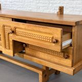 Vintage Oak Sideboard by Guillerme and Chambron for Your Home, 1960s