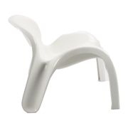 White GN2 armchair by Peter Ghyczy for Reuter's Form and Life