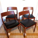 Ensemble 4 chaises scandinaves