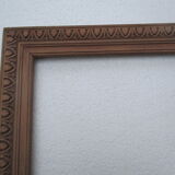 Pair of old wooden frames, oves decoration