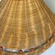 Suspension en osier vintage