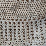 Antique handmade crochet tablecloth