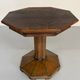 Vintage 1940s/50s bistro table with brass finish