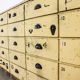 Bank of drawers large