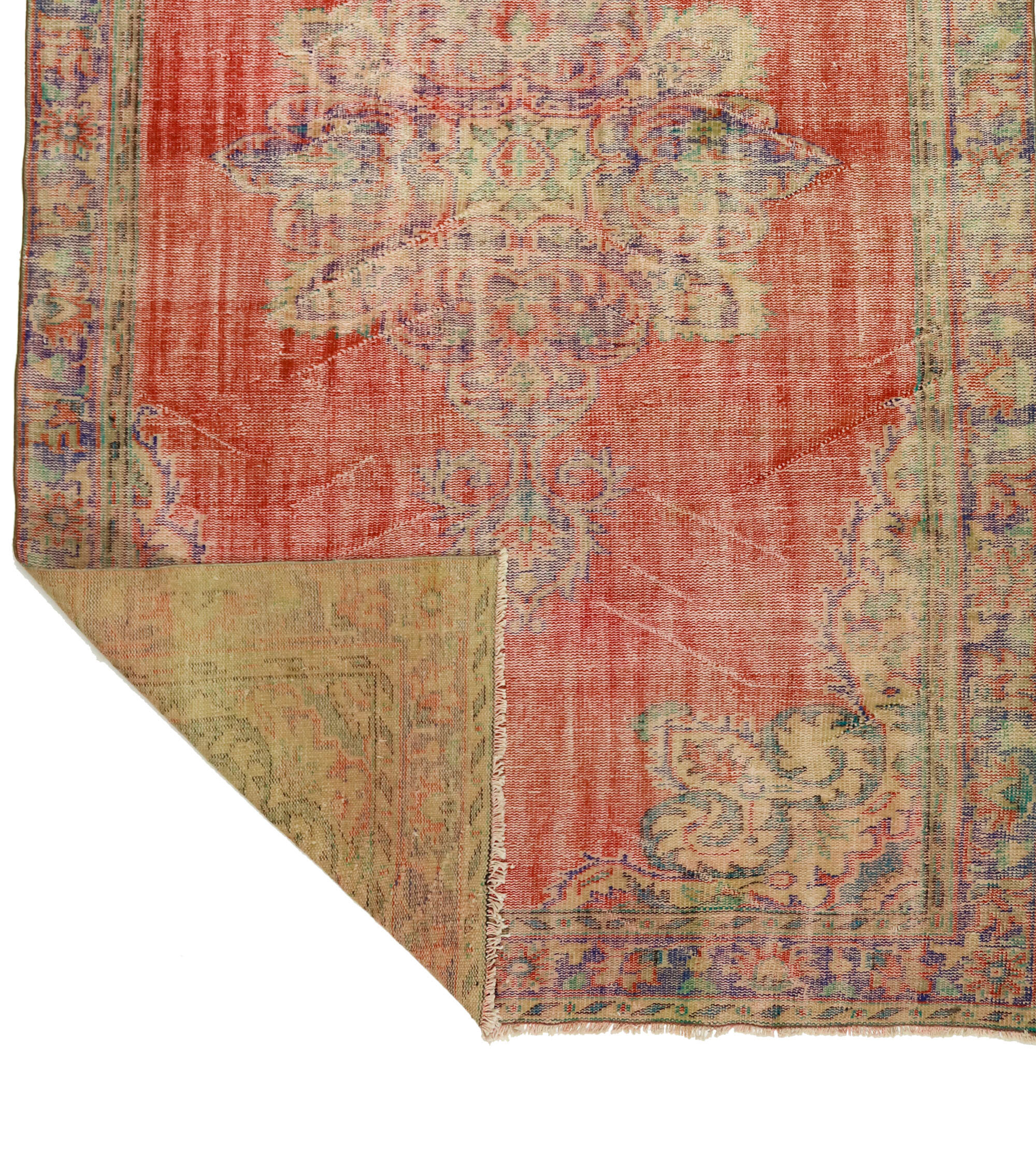 Anatolian handmade vintage rug 316 cm x 180 cm