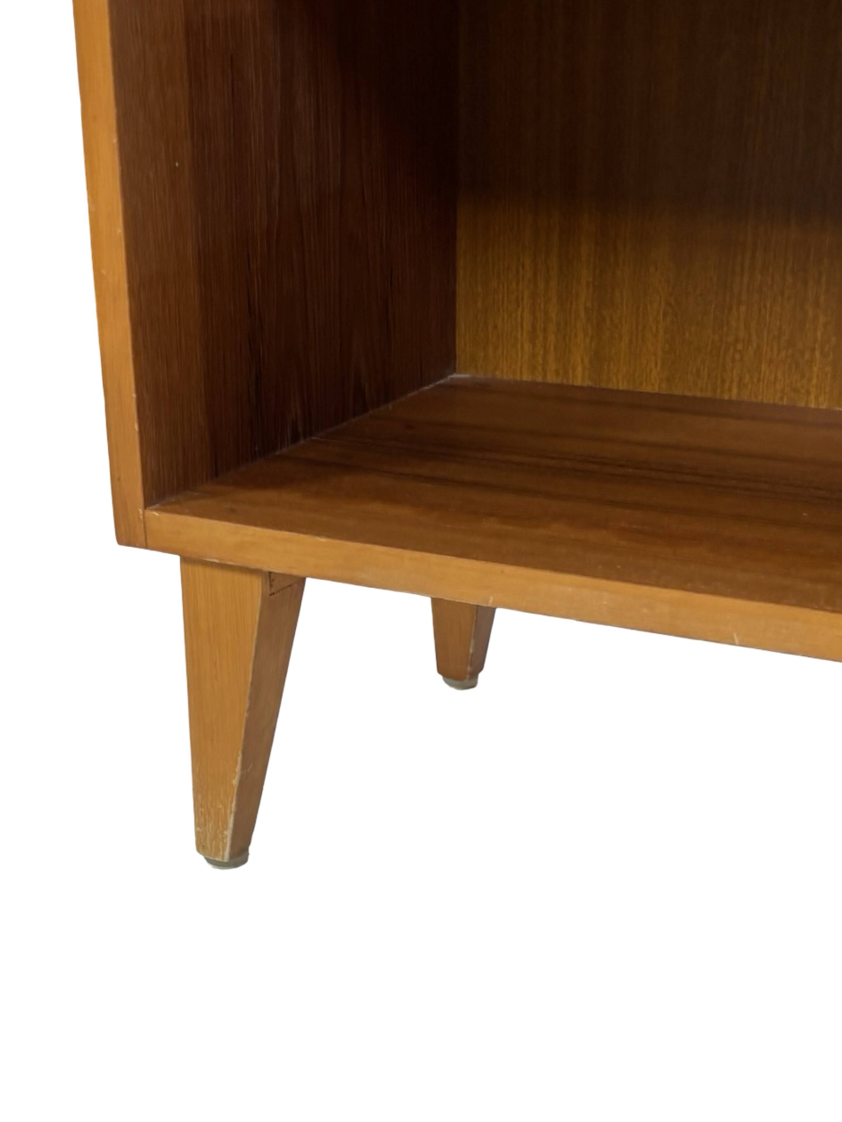 Large vintage teak bookcase, Danish design, 1960s