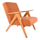 Kompas terracotta armchair