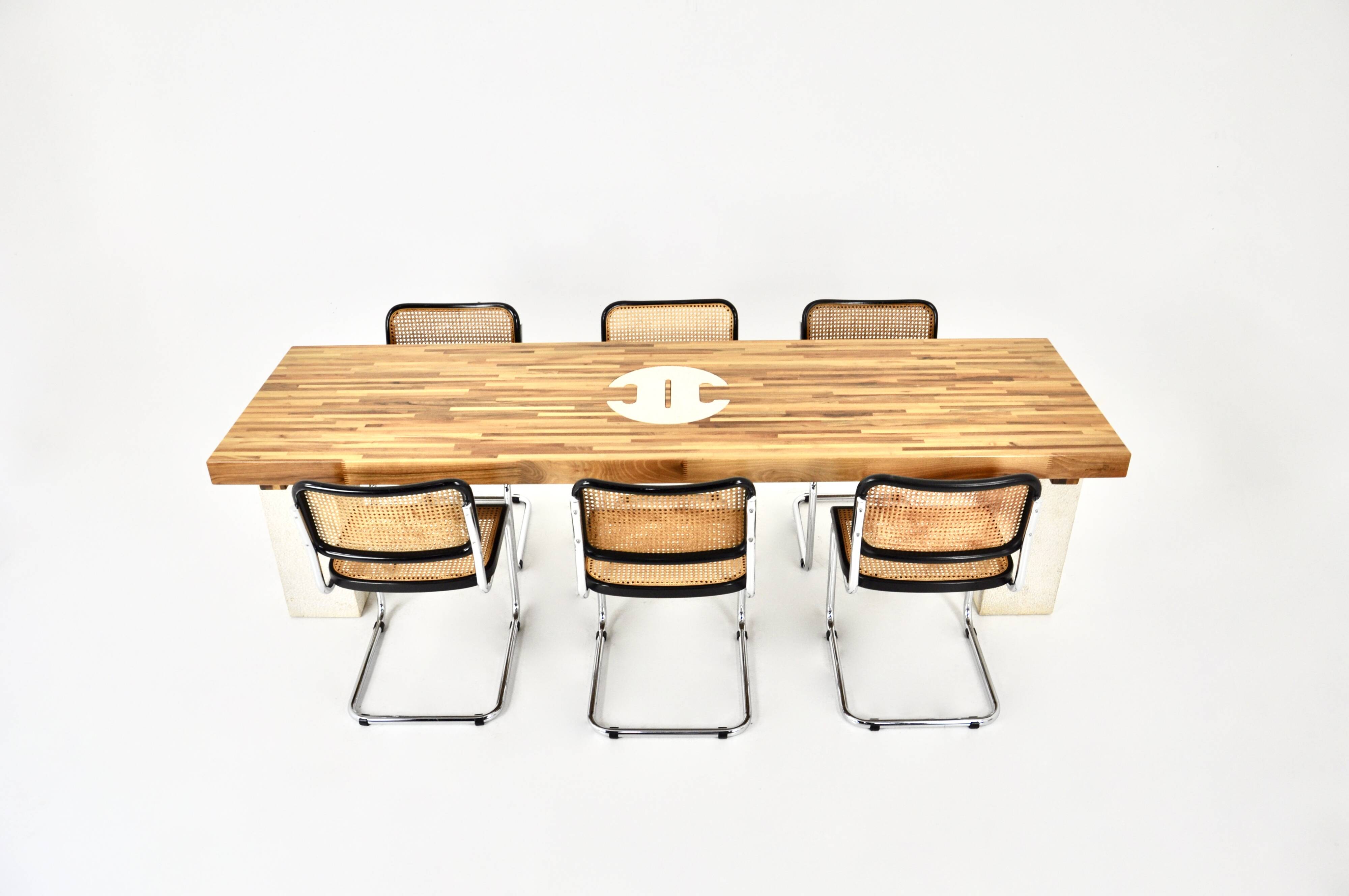 Table de salle à manger « Sole » par Gio Pomodoro, 1970s