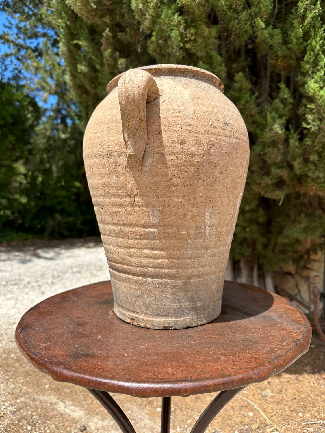 Terracotta pottery jar