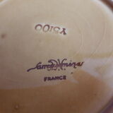 Jam maker, compotier, pot, candy slurry Sarreguemines strawberries