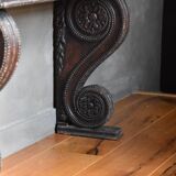 Carved bench