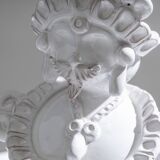 Paire de soliflores têtes de maure en céramique, 1970s