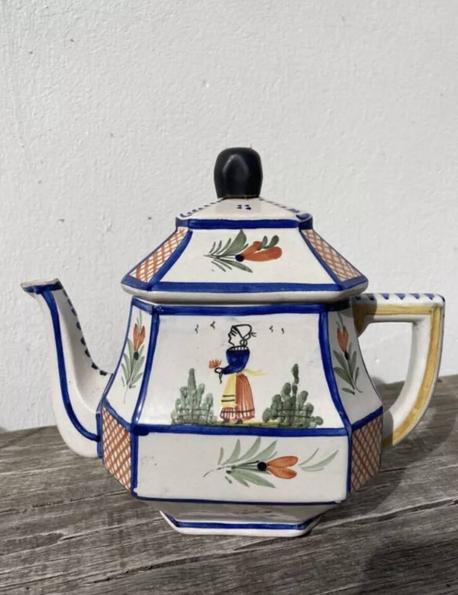 Breton ceramic teapot