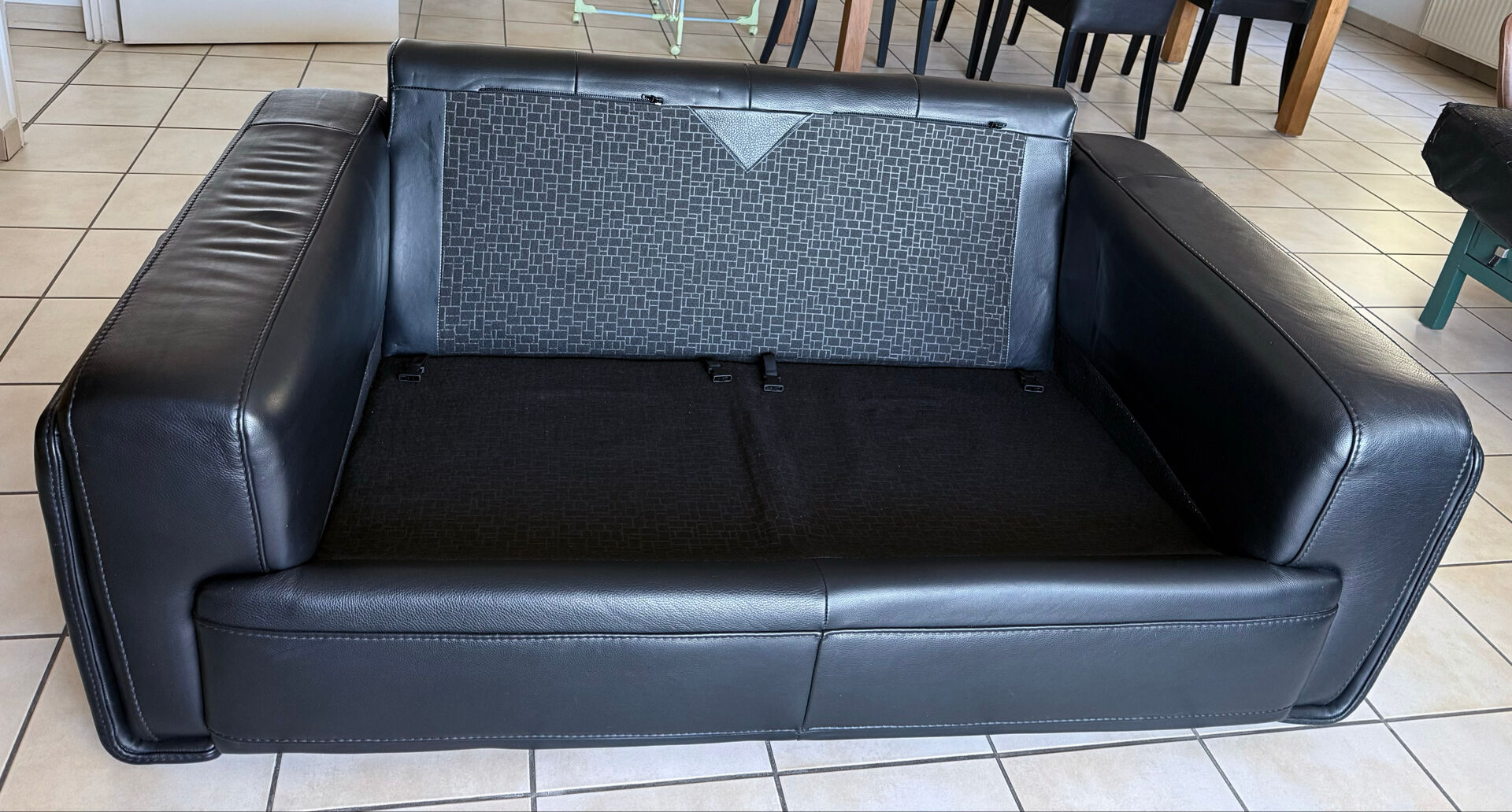 Leather living room set