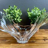 Vintage free-form glass bowl – decorative design plate