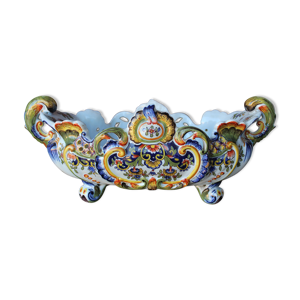 Jardinière en faïence de Rouen