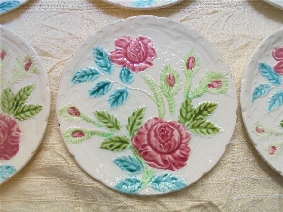 Assiettes barbotine