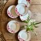 Set of 6 vintage deep plates Model Jane by Céranord