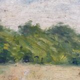 Impressionist painting The Millstones XIXth