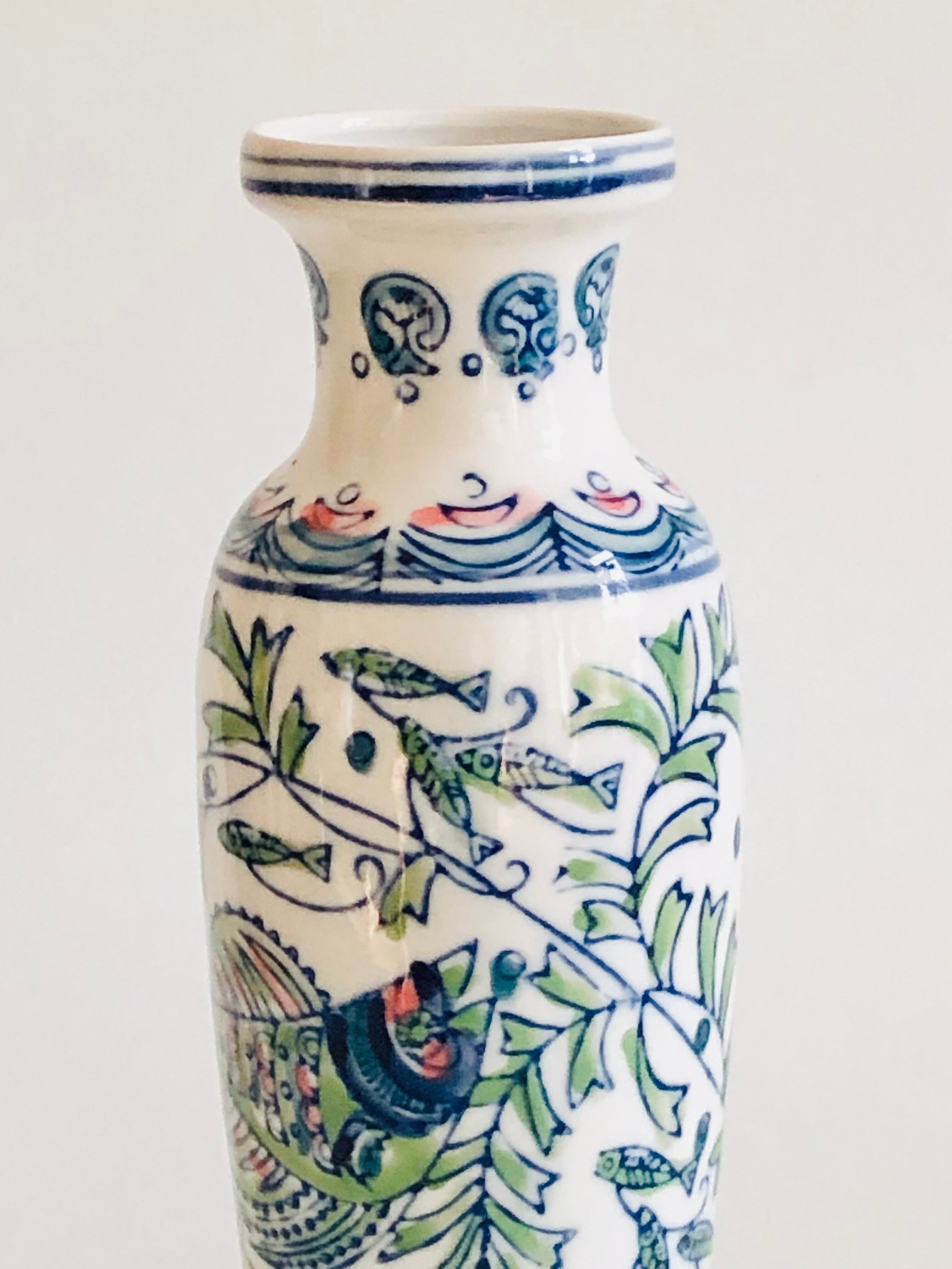Hand-painted porcelain vase, Germany