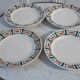 Set of 4 dessert plates Badonviller model Quiberon year 30