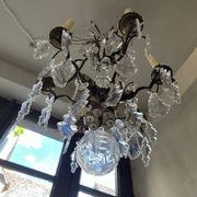 Crystal pendant chandelier 19th century