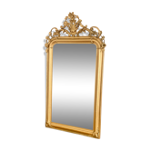 Old mirror with pediment 162x82cm