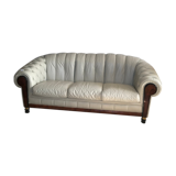 Chesterfield leather sofa