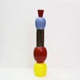 Alessandro Mendini large ceramic Totem in limited edition, prod. Superego
